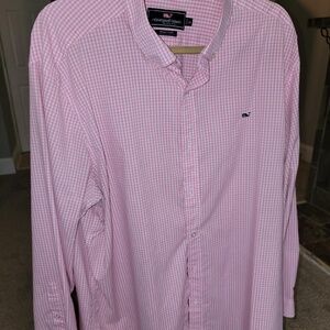 Vineyard Vines Classic Fit Gingham Poplin Shirt Men's